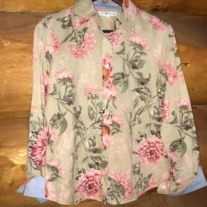 NWOT TOMMY HILFIGER Floral Print Shirt